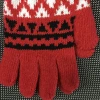 Winter women's warm plush gloves for going out and men's single-color warm plush jacquard gloves for winter Specification image